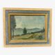 Ennio Cocchi landscape and still life painted on both sides panel