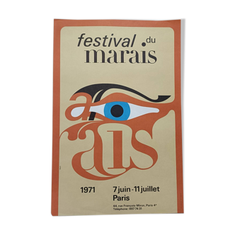 Original Marais Festival poster