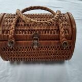 1950s wicker basket