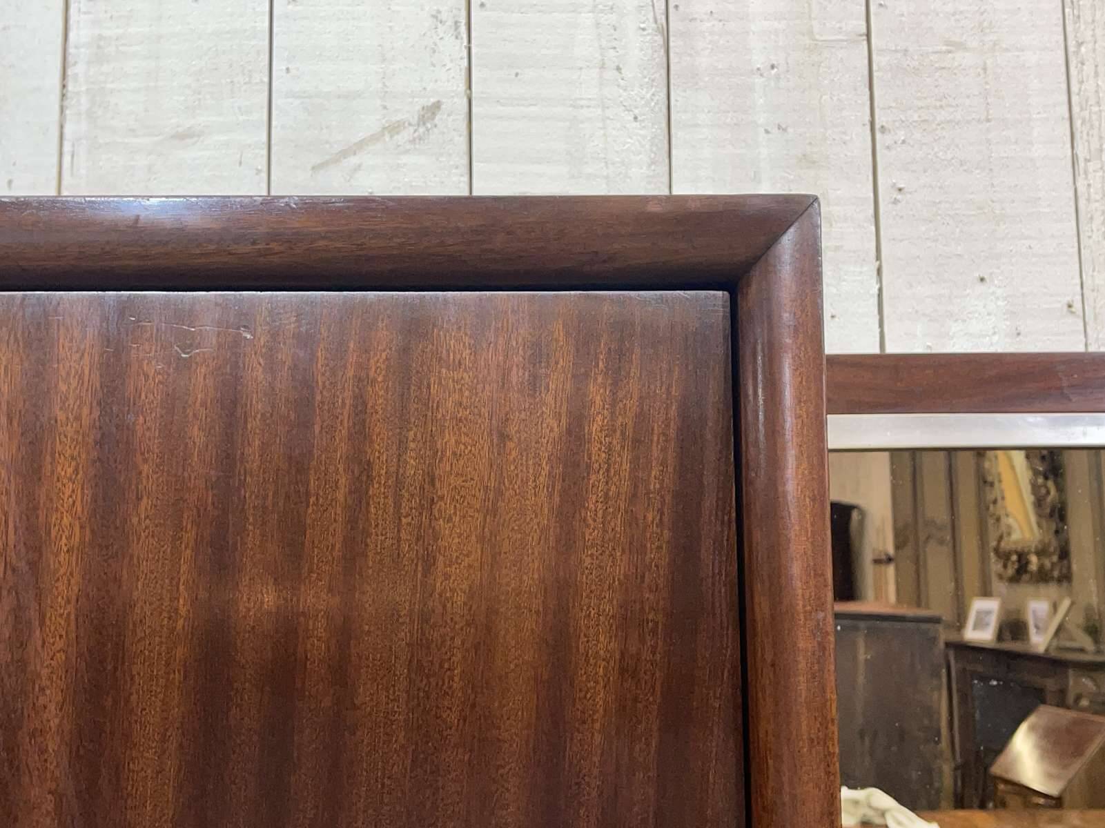 Art Deco wardrobe-dressing table stamped RINCK 115 Faubourg St Antoine Paris