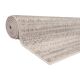 Beige wool ethnic rug