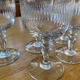 5 blown glass stemware