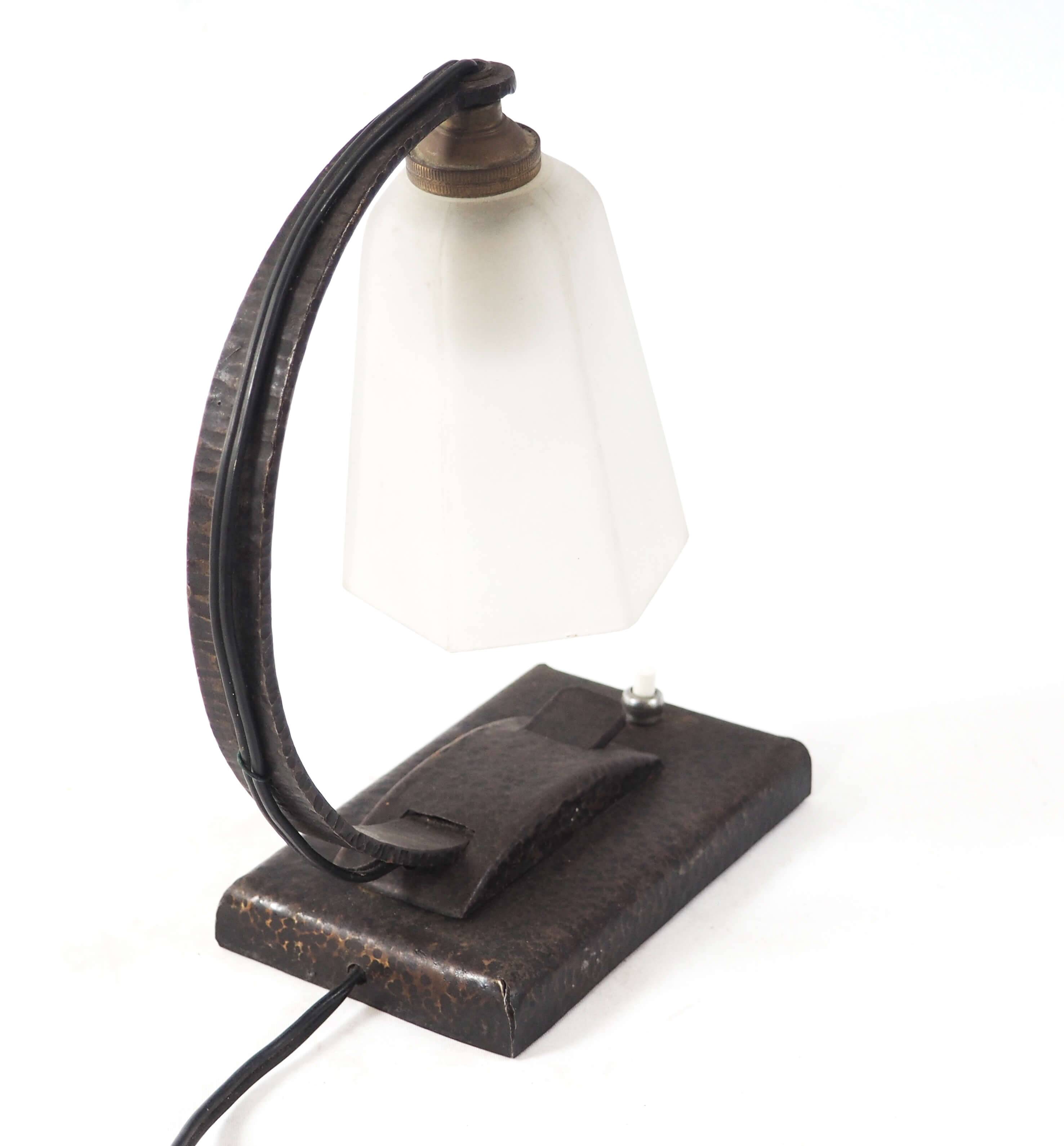 Art Deco bedside lamp