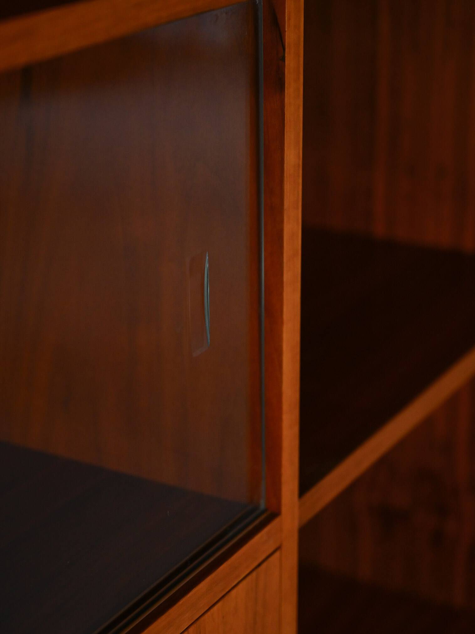 Sideboard bookcase with display cabinet