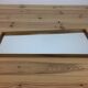 Scandinavian mirror 81x36 cm asymmetric trapeze 60s