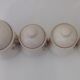 Series of 4 kitchen pots - floral motif