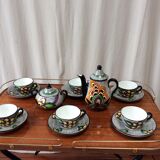 Ensemble café thé  vintage Smf Schramberg handgemalt