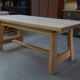 Table de la salle à manger en orme 1960's