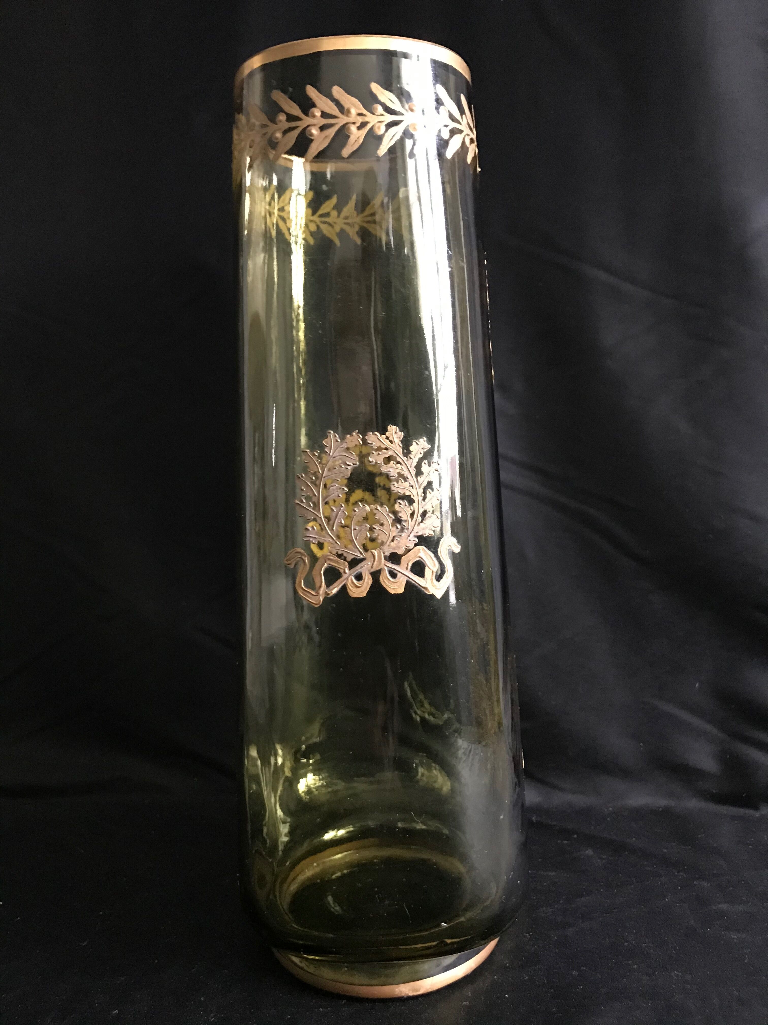 Glassworks of La Plaine Saint Denis vase François Theodore Legras (1839-1916)