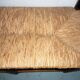 Banc en paille