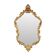 Classic Gold Crested Mirror, French Baroque Style, 74 cm