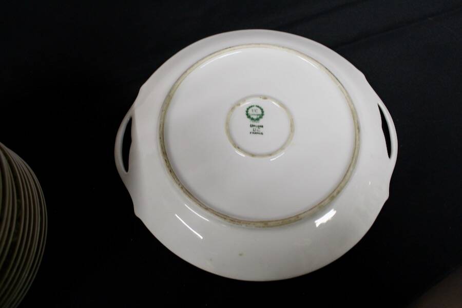 13-piece limoges porcelain dessert set