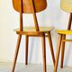 Chaises de bistrot par Ton, années 1950
