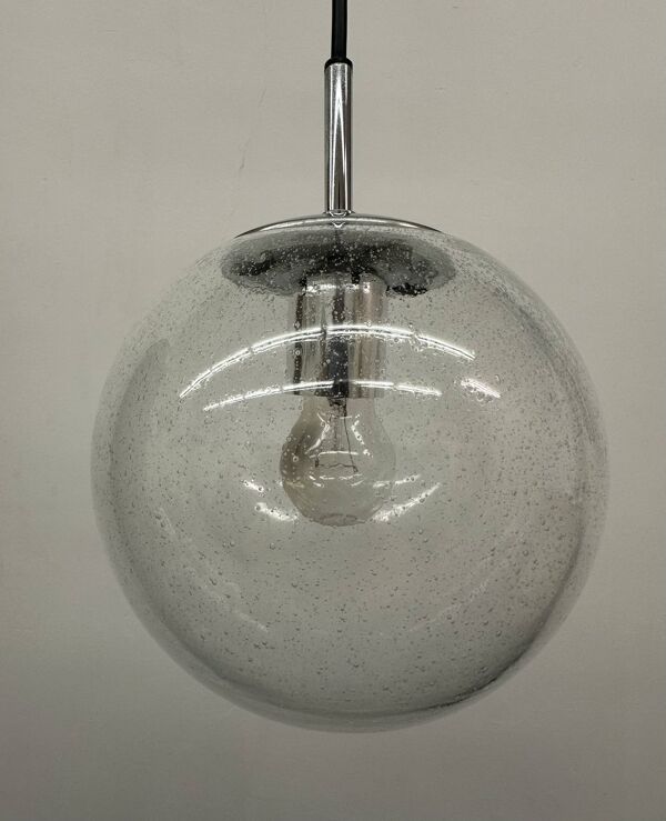 Lampe à suspension Glashütte Limburg, années 1970