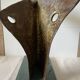 Sculpture Contemporaine Bronze Massif Proue Bateau et Sirène Signée ORTIZ
