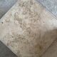 Travertine coffee table