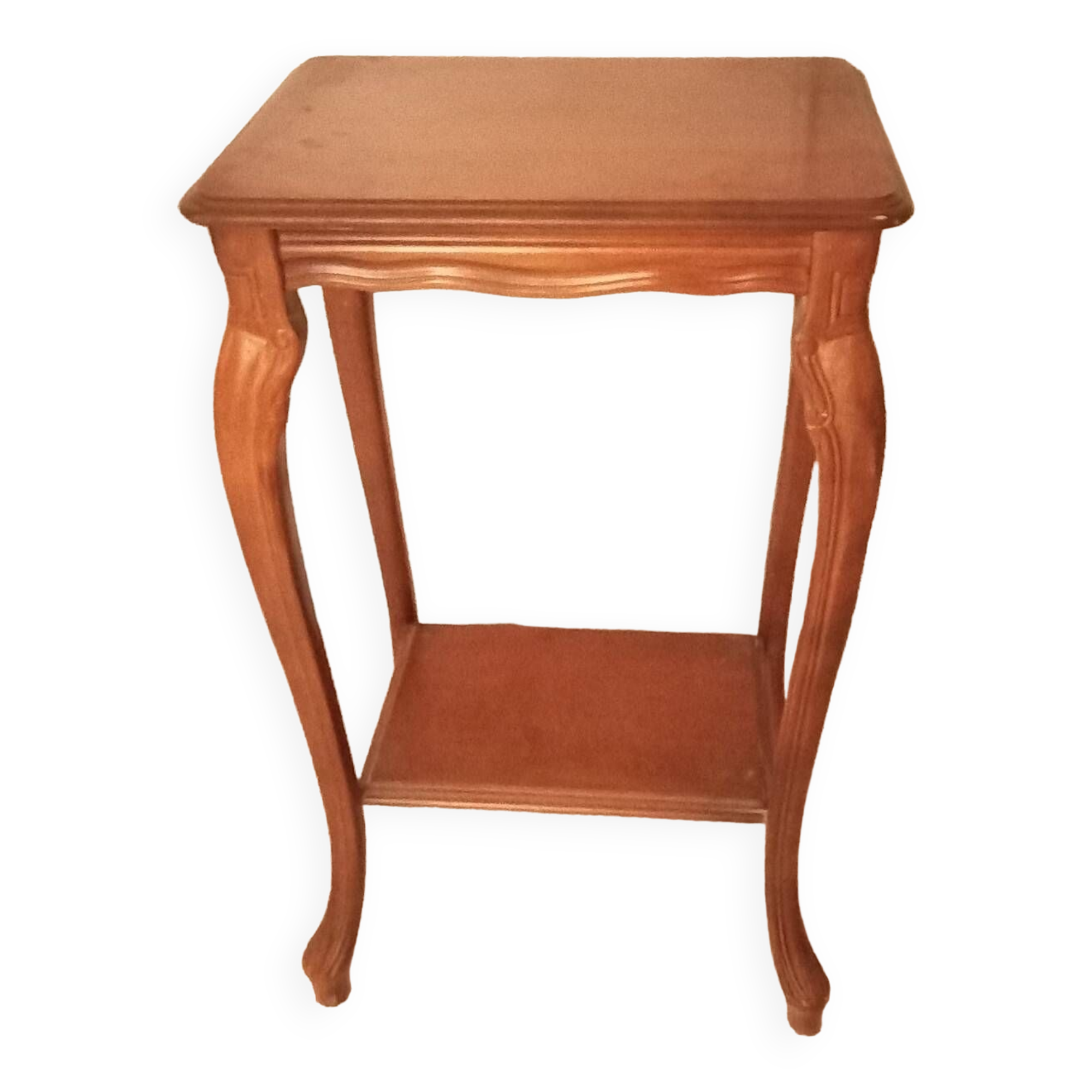Classic louise table or saddle console in cherry wood