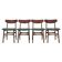 Set of four teak chairs, Danish design, 1970s, production: Denmark
