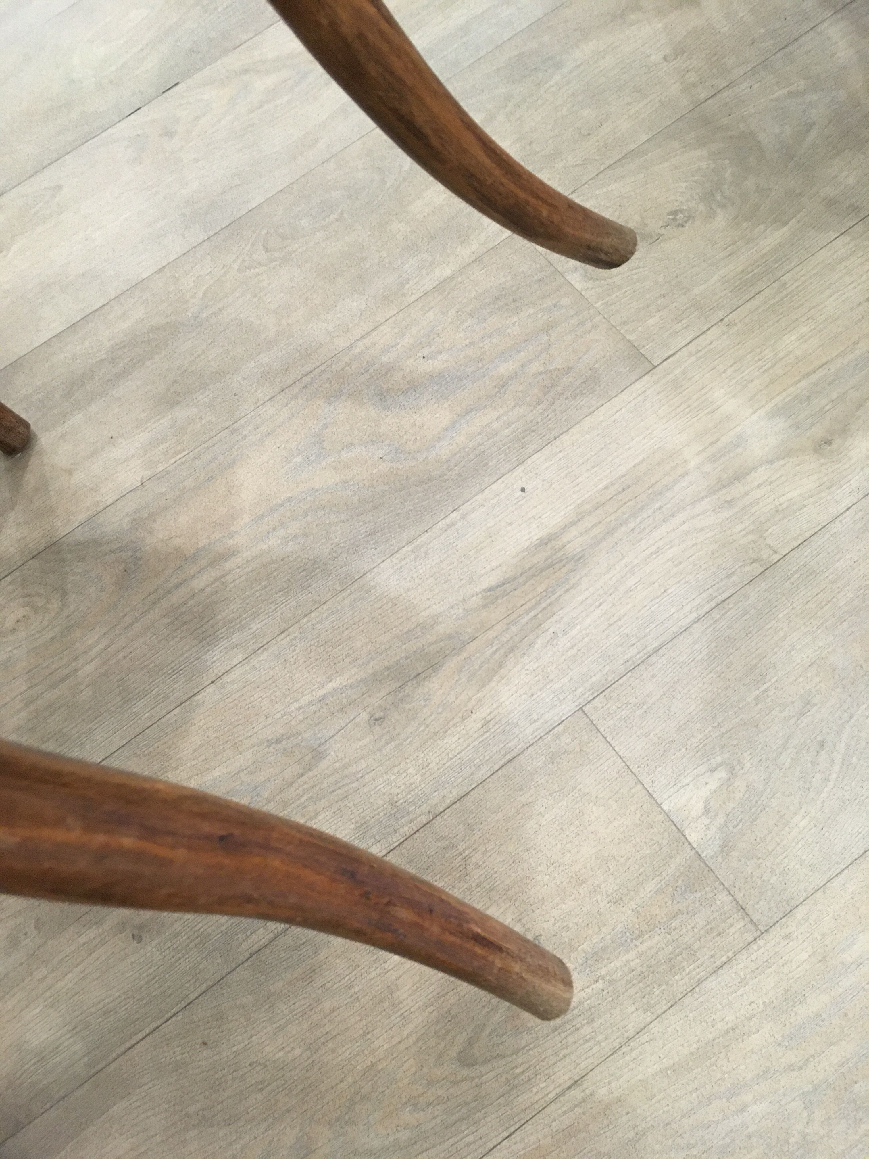 4 old wooden bistro chairs