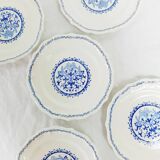 Set of 5 flat plates Gien