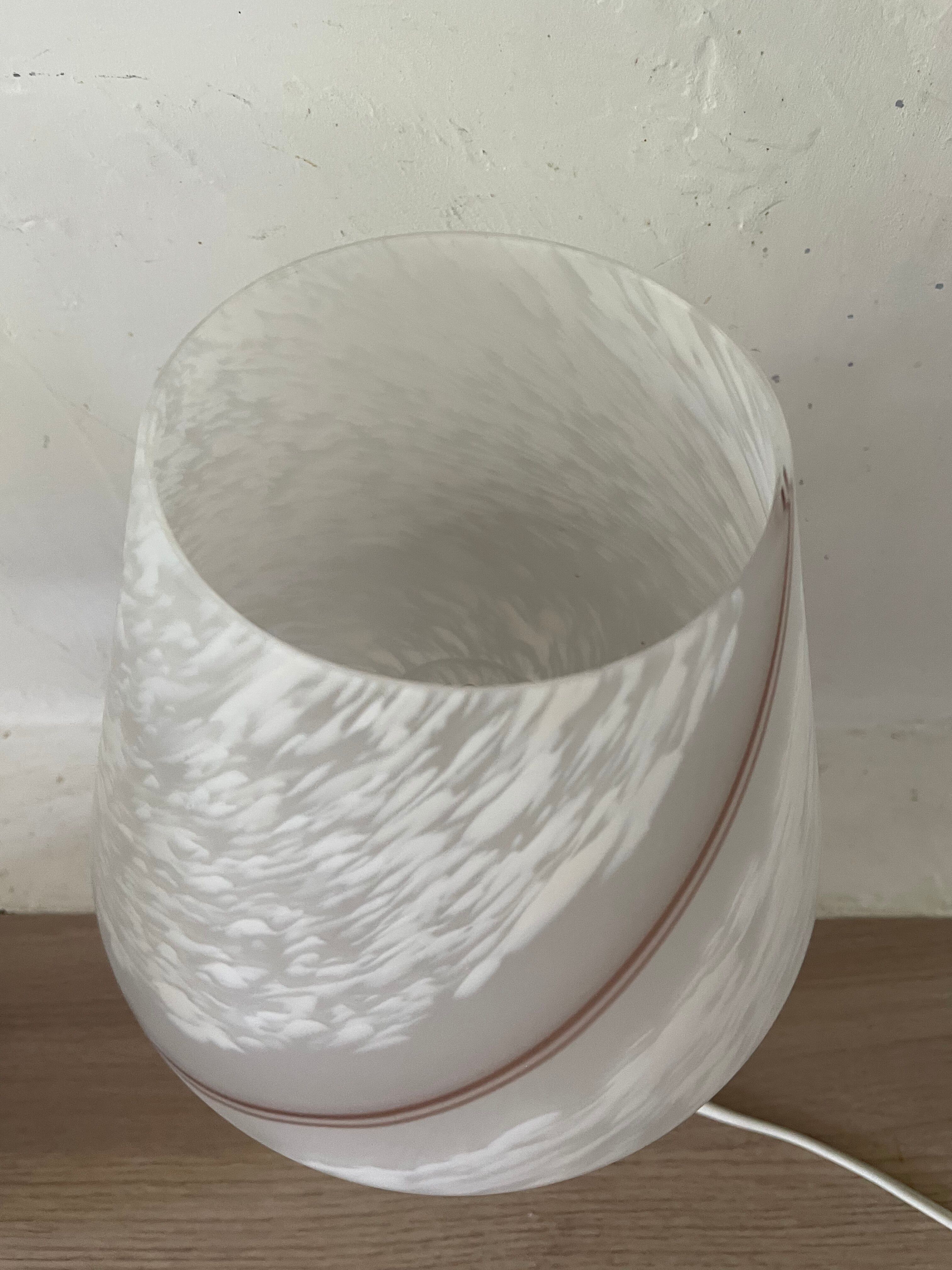 Mushroom lamp pair Vetri Murano