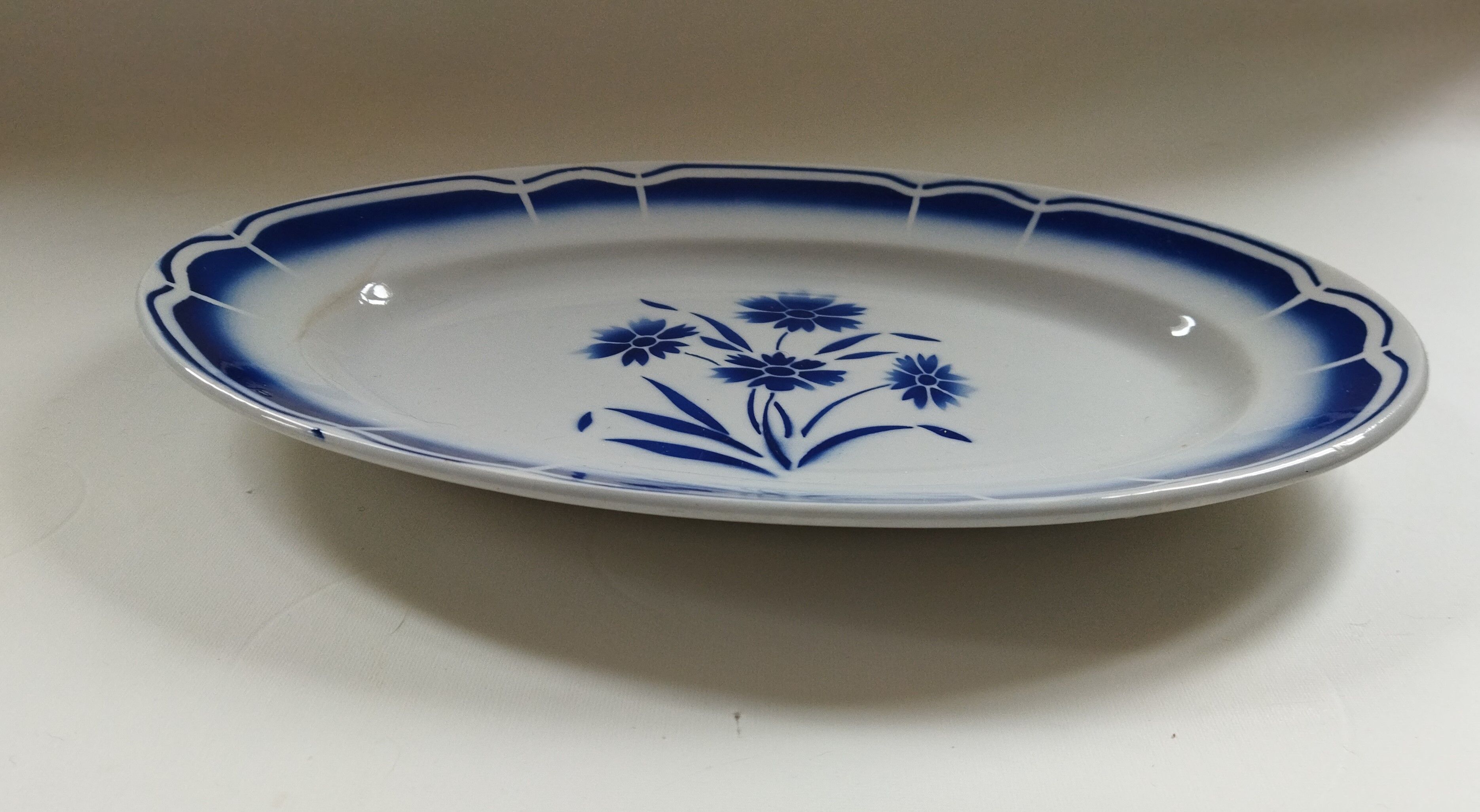 Plat en faïence Fénal Badonviller