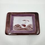 Pocket vase by Robert & Jean Cloutier in French ceramic, 1950s vintage.