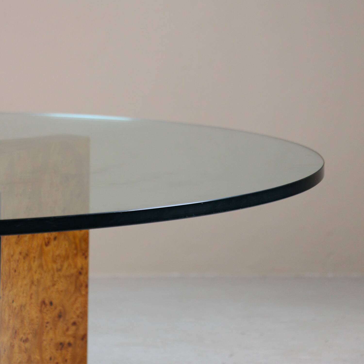 Coffee table in elm burl