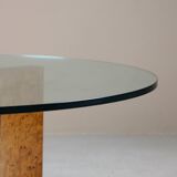 Coffee table in elm burl