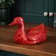 Vintage ceramic duck box