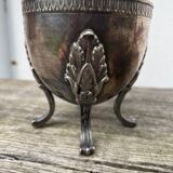 Empire silver metal milk jug