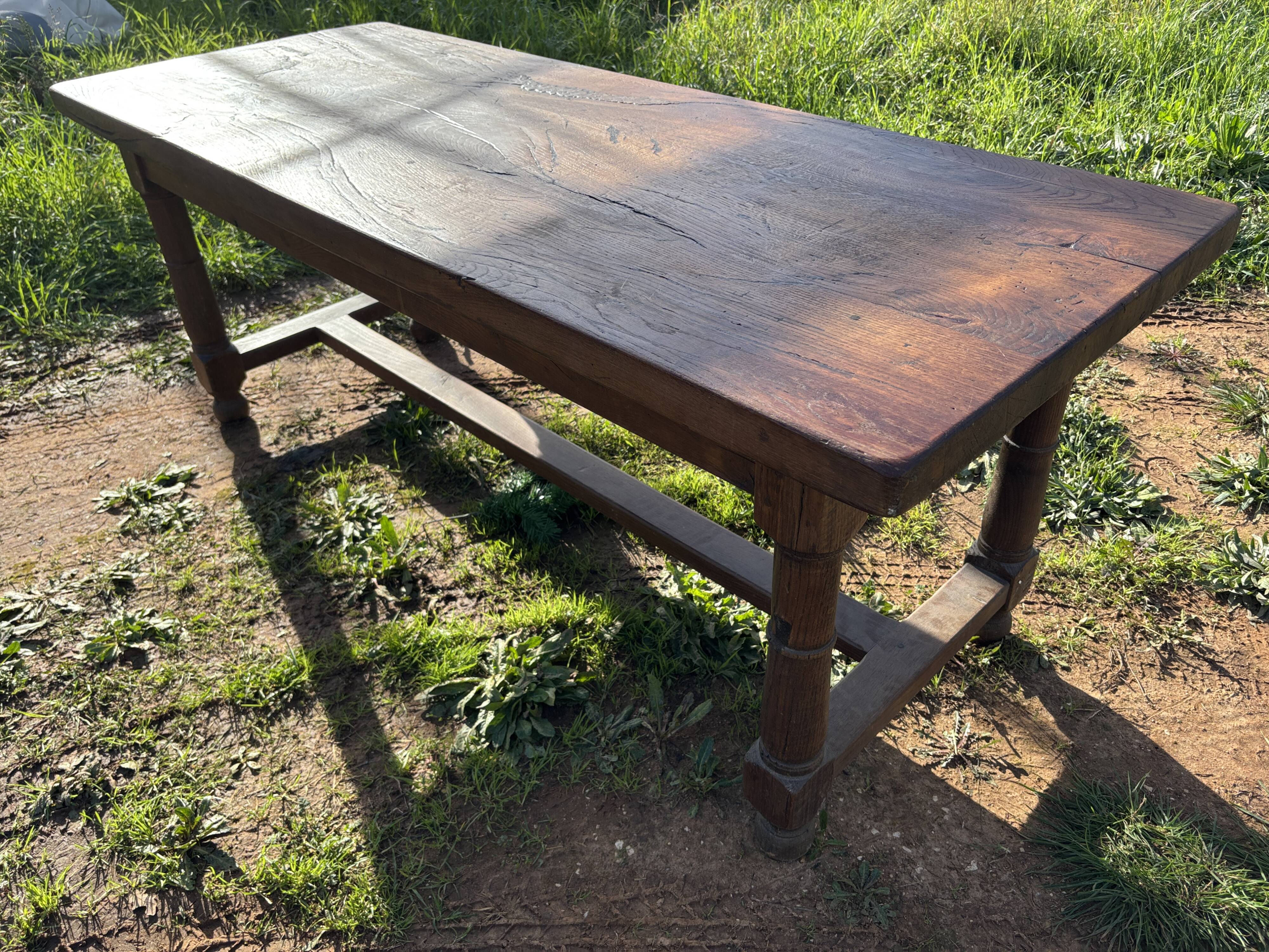 Old farmhouse table