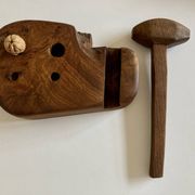 Casse noix monoxyle Richard Lecompte 1970 art populaire