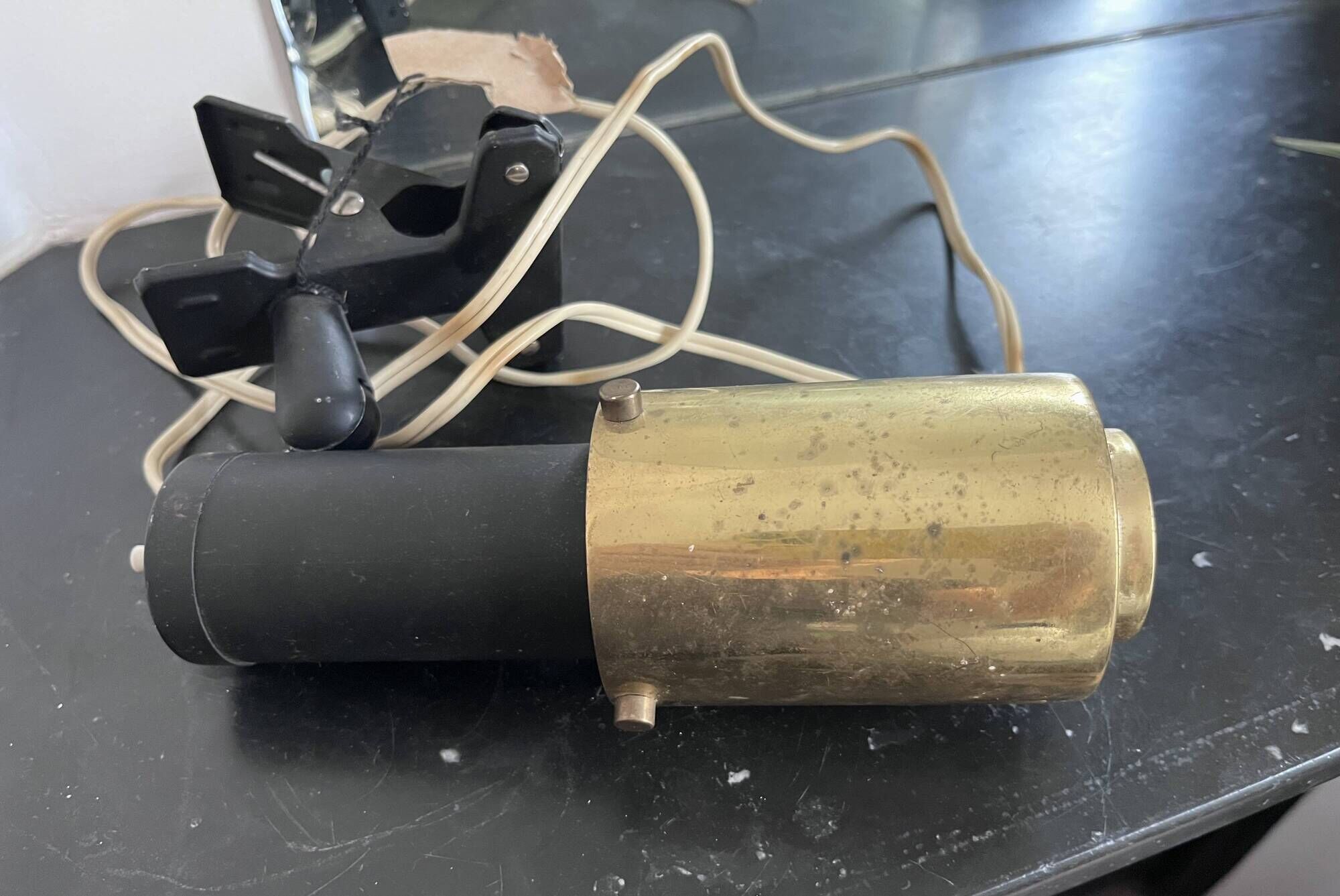 Zodiac clamp spotlight by Jacques Biny for Lita