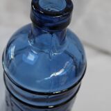 Blue glass bottle