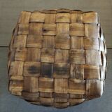 Woven wooden basket - 1930s/1940s