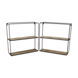 Duo of wall shelves