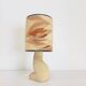 Arts & Crafts Style Brutalist Natural Stone Table Lamp, 1970s