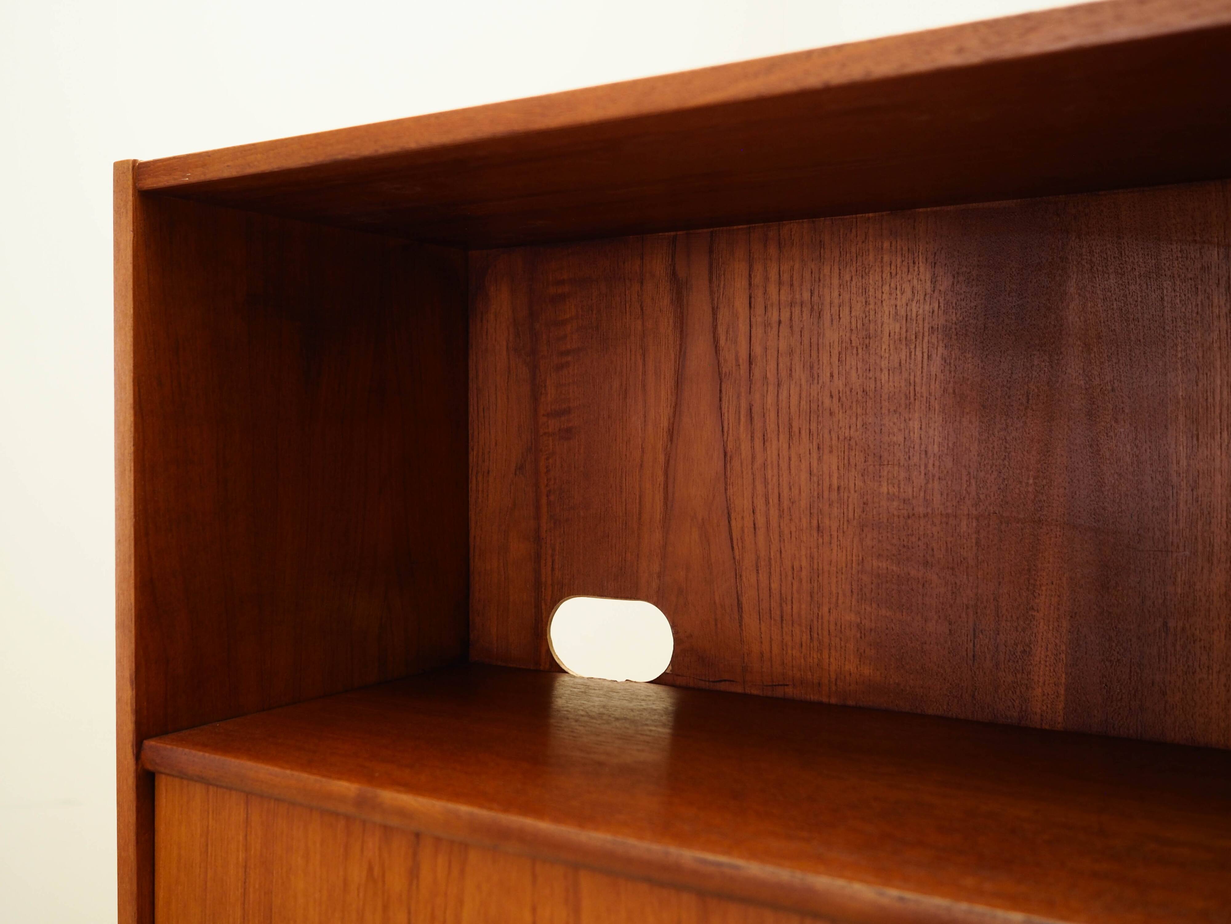 Teak bookcase, Danish design, 1970s, made in Denmark