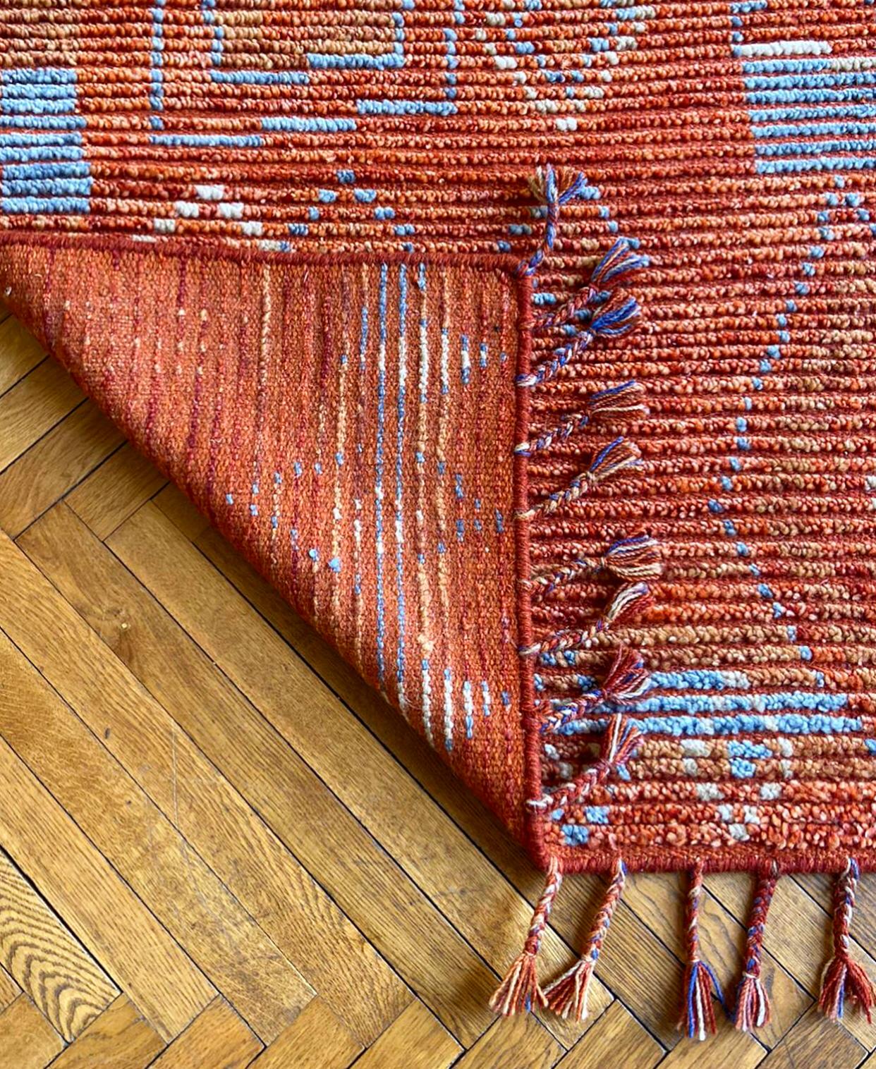 Tapis berbère terracotta