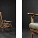 Rare Vintage Mid-Century Danish Modern Armchair Model GE 181 A from Getama