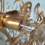 Lustre Palwa milieu du siècle en cristal