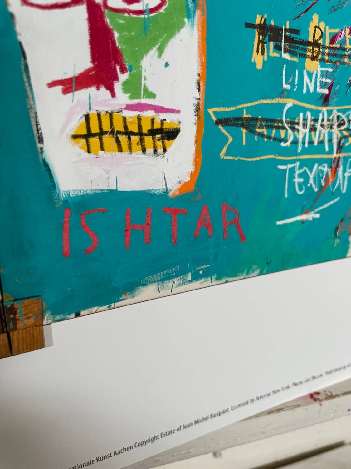 Jean Michel Basquiat (1960-1988), Ishatar 1983, publié par King McGaw, sous licence Arestar New York