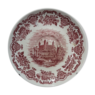 Small old English plate