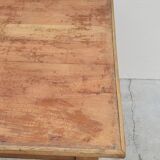 Farmhouse table in fruit tree 2 drawers period 1900 -1m27