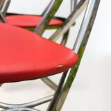 Set of 4 postmodern chairs - 80s