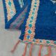 vintage boujad, berber rug, 165 x 410
