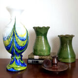 Murano glass vase by Carlo Moretti 1970