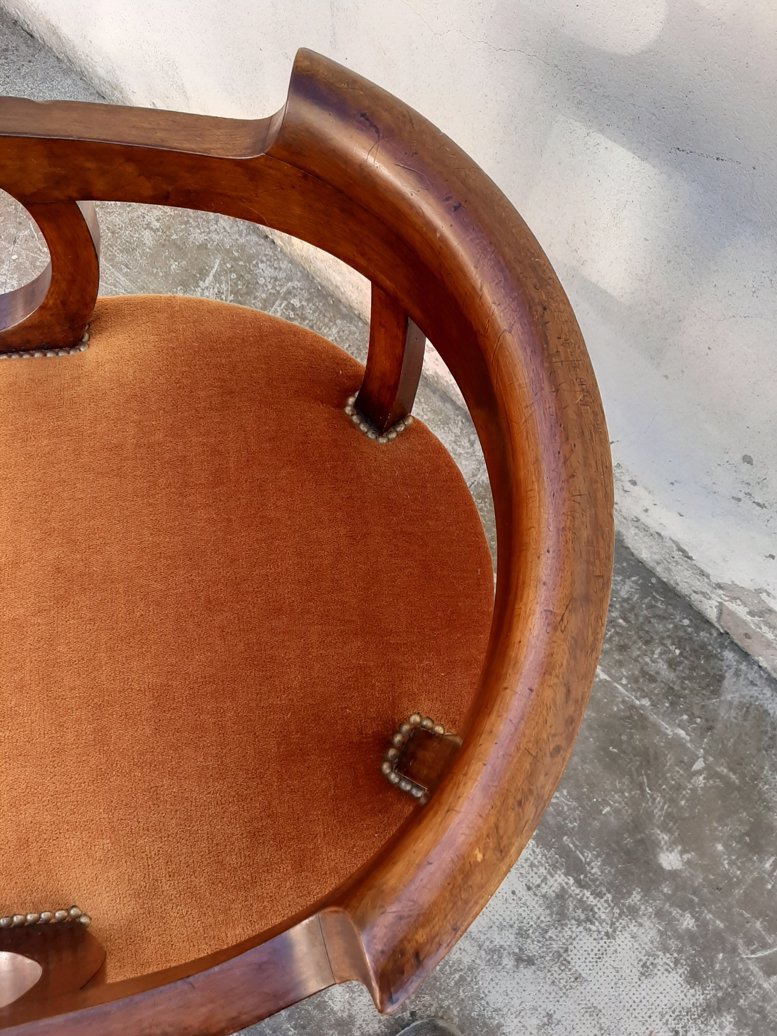 Fauteuil de bureau Louis Philippe 1900