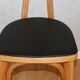 2 chaises Jurasiège hêtre clair skaï noir